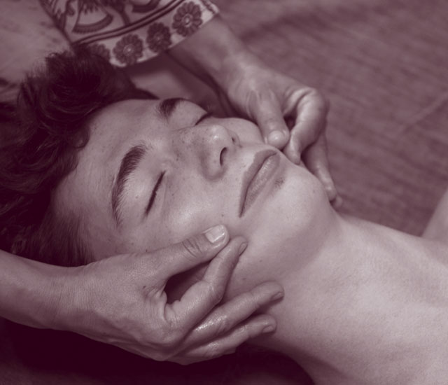 Massage de la tête